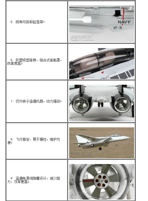 艾特——F-14噴氣模型像真戰(zhàn)斗機(jī)